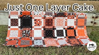 The OneLayer Cake Quilt Thats SO EASY [upl. by Esinert]