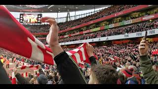 North London Forever Arsenal v Liverpool 04022024  SOAK IT IN arsenal gopro [upl. by Richard]