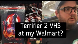 Terrifier 2 VHS at my Walmart  The State of Physical Media [upl. by Lenssen]