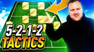 EAFC 24  FUN ATTACKING 5212 CUSTOM TACTICS  PLAYER INSTRUCTIONS [upl. by Nnylekoorb]