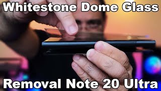 Does Whitestone Dome Glass Damage your Samsung Galaxy Note 20 Ultra [upl. by Nitsruk]