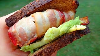 Bacon Chicken on Honey Paleo Bread Recipe Grain Free amp Gluten Free [upl. by Cord410]