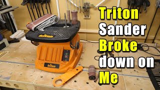 Triton Spindle and Belt Sander Broke Down on Me  Plus Solution How to Fix It [upl. by Lampert]