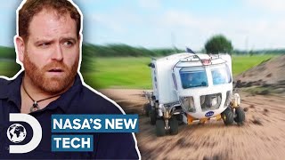 Josh Gates Rides In NASA’s Newest Rover  Expedition Unknown Hunt For Extraterrestrials [upl. by Trainer]