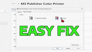 How To Fix Printer Not Printing in Color [upl. by Fenella]