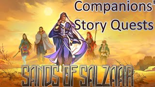 Sands of Salzaar 🏝️ 26  Companions Story Quests [upl. by Ehudd574]