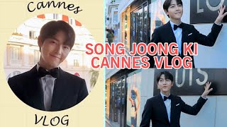 Song Joong Ki was so handsome in a vlog made by his staff This is called Song Joong Ki Cannes Vlog [upl. by Nicoline]