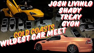 WE THROW CRAZIEST GOLD COAST CAR MEET WITH TREAY SHADY GYON amp THE BOYS FULL OF HSVS GTSR MALOOS [upl. by Streeto]