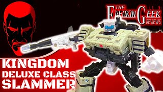 Kingdom Deluxe SLAMMER EmGos Transformers Reviews N Stuff [upl. by Ettezel]