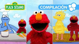 Plaza Sésamo 1 Hora del mundo de Elmo  Compilación [upl. by Klehm]