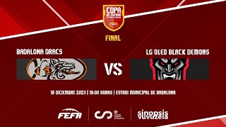 COPA DE ESPAÑA 2024  FINAL  Badalona Dracs  LG OLED Las Rozas Black Demons [upl. by Giusto]