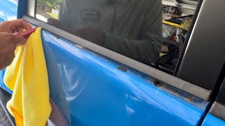 Replacing FJ Cruiser Window Weather Stripping [upl. by Davilman]