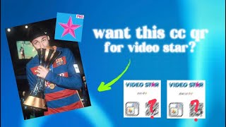 cc qr codes for video star 🕺👏 ‼️ [upl. by Anhavas813]