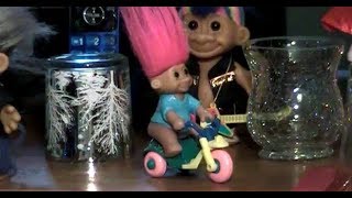 The Troll Doll Channel Troll on a Trike with a passenger [upl. by Necyrb788]