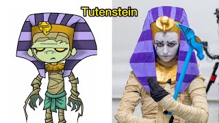 Tutenstein Characters In Real Life [upl. by Namron371]