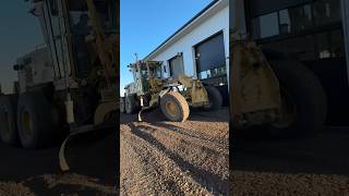 Jenex here with their grader getting a 2 slope away from the building and the driveway graded [upl. by Yllil]