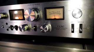 TEAC ASM50 ARMY NATO USA TOP VINTAGE INTEGRATED AMPLIFIER POWER 50WRMSX2 TOP HIFI [upl. by Bissell650]