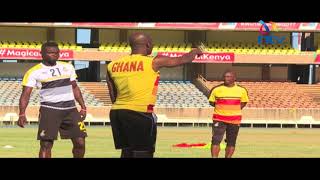 Ghana national team intensifies training at Kasarani [upl. by Eidassac111]