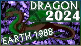 ✪ Dragon Horoscope 2024 ➤ Earth Dragon 1988  February 17 1988 to February 5 1989 [upl. by Elin942]