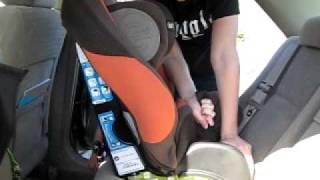 Installing a Rear Facing Car Seat with LATCH [upl. by Mag]