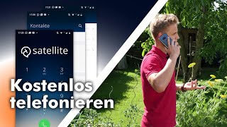 Weltweit kostenlos telefonieren  satellite  APP Review  Gewinnspiel [upl. by Hsetim850]