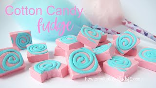 Cotton Candy Fudge Recipe [upl. by Nileak519]