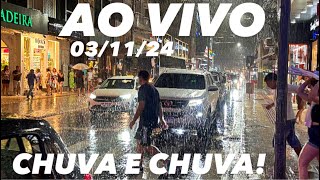 Balneário Camboriú AO VIVO Muita CHUVA  031124 [upl. by Yllil]