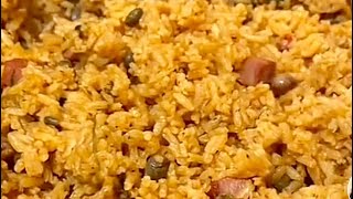 ARROZ CON GANDULES 🇵🇷 Rice w Green Pigeon Peas [upl. by Anyah376]