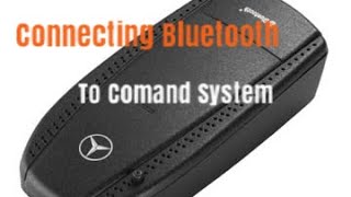 Mercedes Bluetooth connecting with Comand System W211 W219 [upl. by Annahsal]