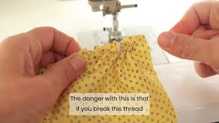 Beginners Gathering Stitches  The Sewing Room Channel [upl. by Nepean202]