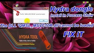 Hydra dongle Install In Process Show The DLL QMSLMSVC10Rdllcannot be loaded Fix [upl. by Mosira]