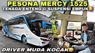 Driver Muda Kocak 🤣 Pesona Mercy 1525 Tenaga Enteng amp Empuk ❗️ trip MEYSHA HOLIDAY “ El Jemblink “ [upl. by Agripina]