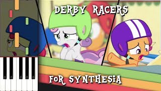 Derby Racers for Synthesia Real Piano [upl. by Eatnuahs718]