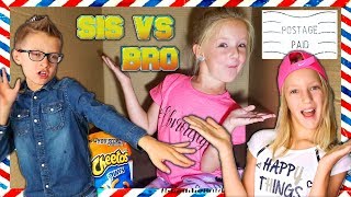 I Mailed Myself to Karina and Ronald From Sis vs Bro IT WORKED Human Mail Challenge Skit [upl. by Stephen]