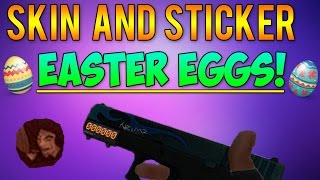 CS GO  Skin amp Sticker Easter Eggs [upl. by Dyche]