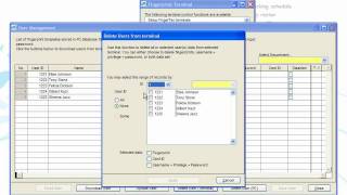 TCMS V22  New Version10User Management Delete User [upl. by Enilrek215]