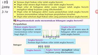 Bab 2 part I Matematik Tingkatan 3 kssm 2 1 Angka Bererti [upl. by Uok]