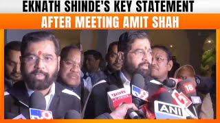 Eknath Shinde’s Statement On Meeting Amit Shah Discusses Mahayuti amp Ladki Bahin Yojana  News9 [upl. by Aleehs]