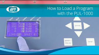 How to Load a Program to Pull Glass Using the WPI PUL1000 [upl. by Rufina]