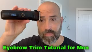 Eyebrow Trim Tutorial for men [upl. by Rick]