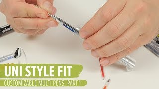 Customizable Multi Pens Part 1  Uni Style Fit [upl. by Bascomb908]