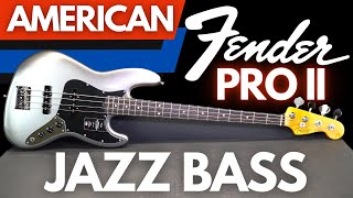 Fender JAZZ BASS American Professional II FULL DEMO [upl. by Eitteb675]