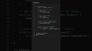 How to implement a Queue in Swift swiftcode programming [upl. by Eiddal604]