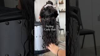 How to professionally style curly hair by ￼ krystnkurls [upl. by Aleiram]