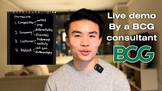 Acing a consulting case live so you can just copy me BCG R2 [upl. by Sheridan391]