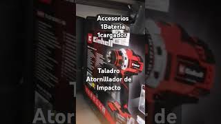 Taladro Atornillador de Impacto Einhell 18V 13mm herramientas tips tools einhell [upl. by Ahgem]