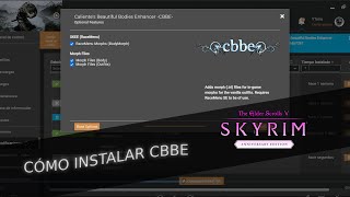 CÓMO INSTALAR CBBE  SKYRIM ANNIVERSARY EDITION [upl. by Forest677]