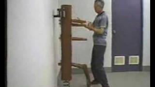 Wing Chun  Tsui Sheung Tin Chu Shong Tin Wooden Dummy form [upl. by Deena]