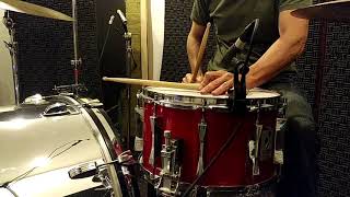 Vintage Sonor phonic plus D518x snare 8x14 sound test 80´s [upl. by Nothgiel]