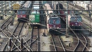 Rangierbahnhof Einfahrgruppe EGleise Güterbahnhof [upl. by Mendy]